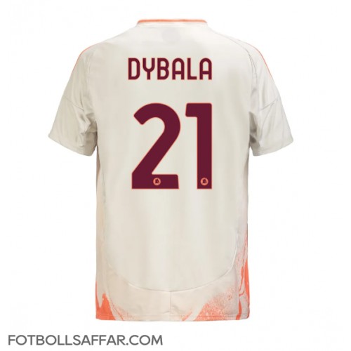 AS Roma Paulo Dybala #21 Bortatröja 2024-25 Kortärmad